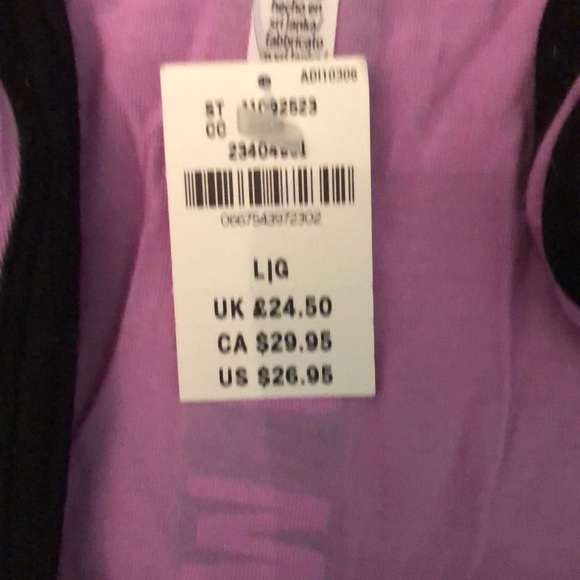 NWT Pink VS Tank. Size Large - Picture 2 of 3